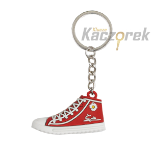 Brelok do kluczy 149 - trampek - czerwony